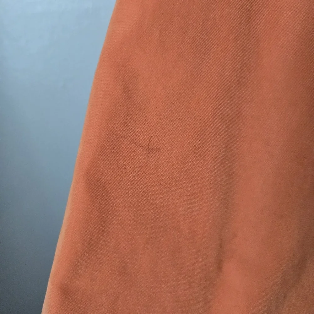 London Fog Men's Golf Jacket Orange Mesh Lined Harrington Windbreaker Size XL